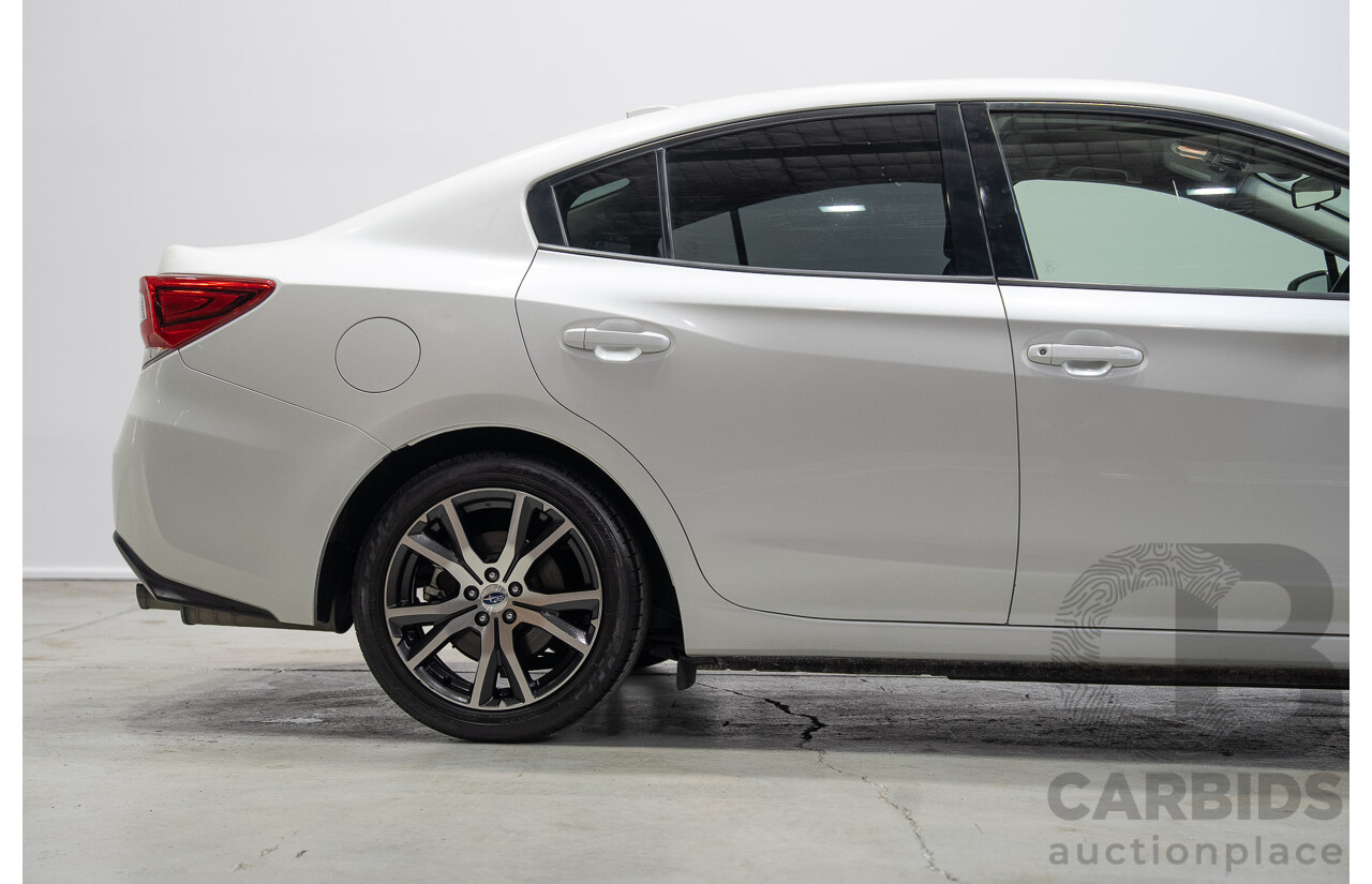 09/2017 Subaru Impreza 2.0i-L (AWD) MY17 4d Sedan White 2.0L