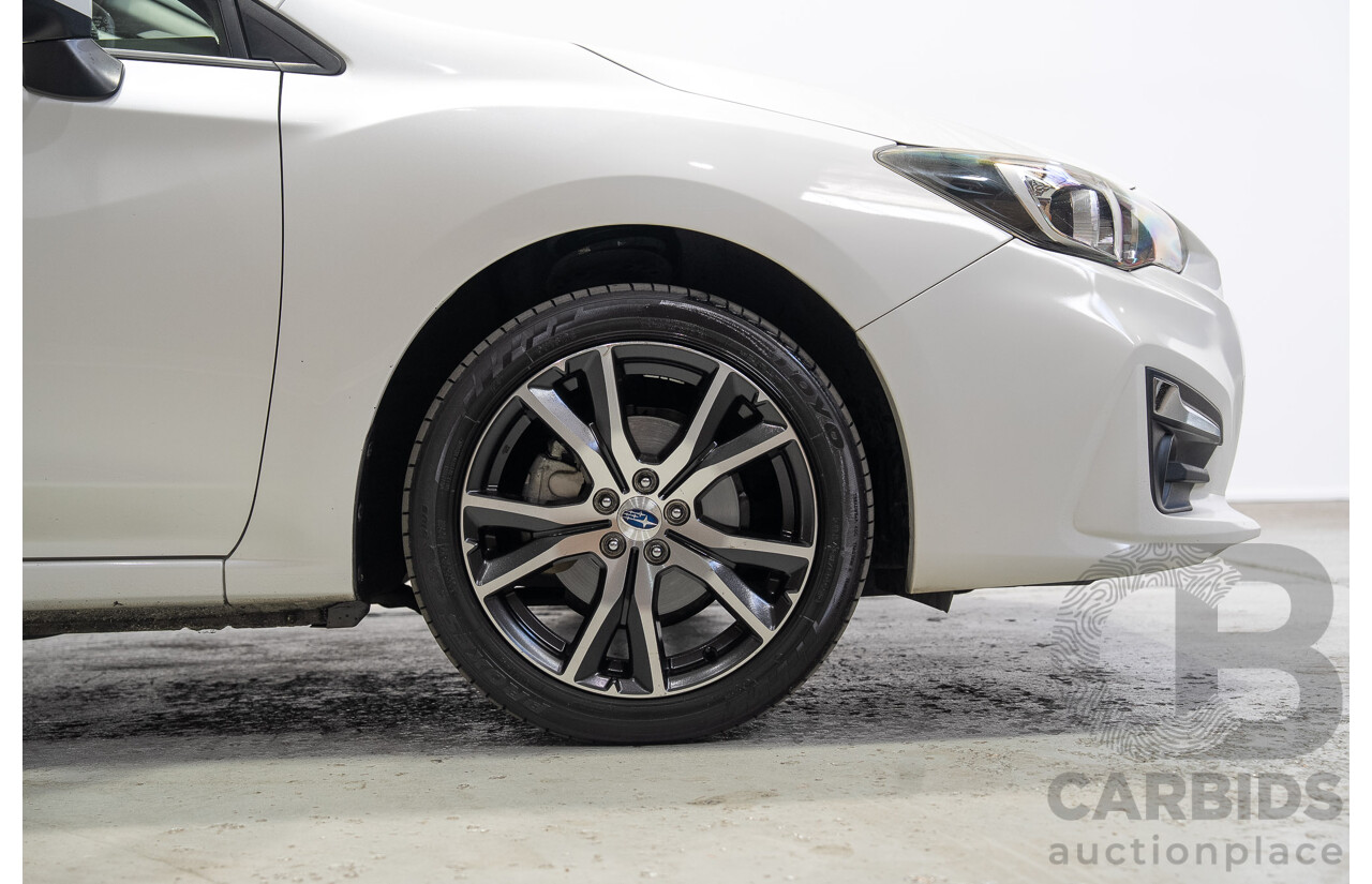 09/2017 Subaru Impreza 2.0i-L (AWD) MY17 4d Sedan White 2.0L