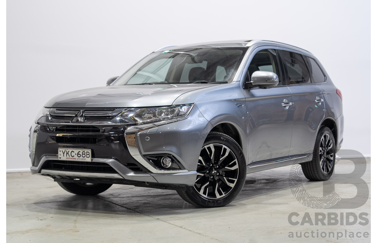 10/2017 Mitsubishi Outlander EXCEED PHEV (AWD) ZK MY17 4d Wagon Grey 2.0L