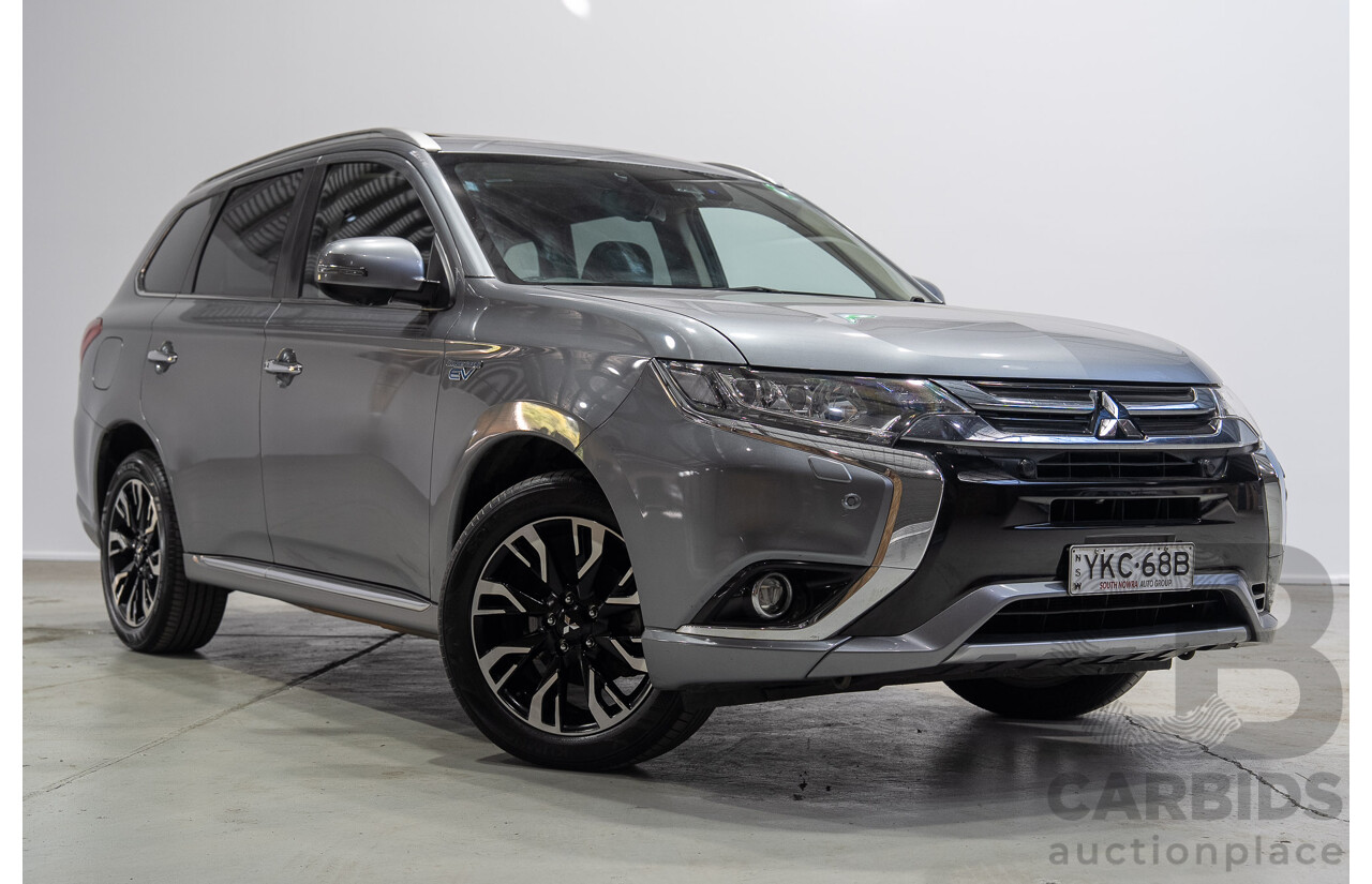 10/2017 Mitsubishi Outlander EXCEED PHEV (AWD) ZK MY17 4d Wagon Grey 2.0L
