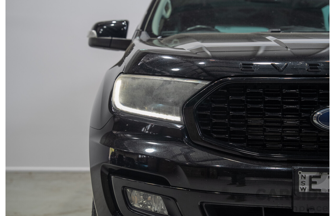 01/2020 Ford Everest Sport (4WD) UA II MY20.25 4d Wagon Shadow Black Twin Turbo Diesel 2.0L - 7 Seater
