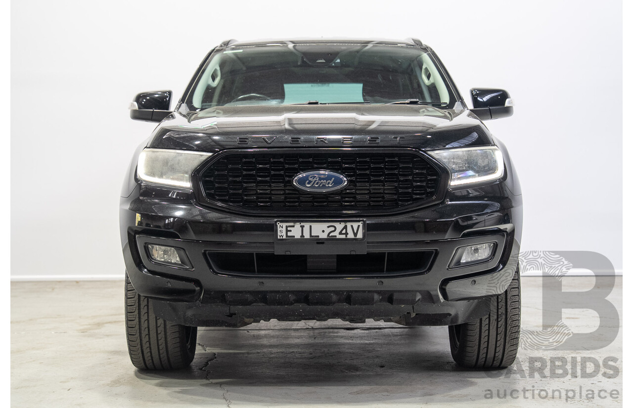 01/2020 Ford Everest Sport (4WD) UA II MY20.25 4D Wagon Shadow Black Twin Turbo Diesel 2.0L - 7 Seater