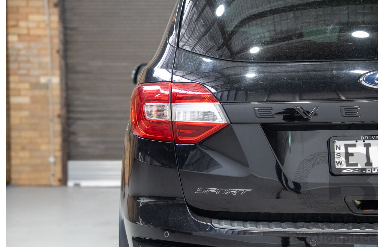 01/2020 Ford Everest Sport (4WD) UA II MY20.25 4D Wagon Shadow Black Twin Turbo Diesel 2.0L - 7 Seater