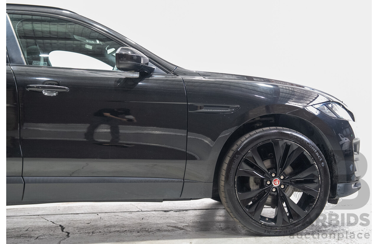 02/2017 Jaguar F-Pace 20d Prestige (AWD) MY17 4d Wagon Santorini Black Turbo Diesel 2.0L