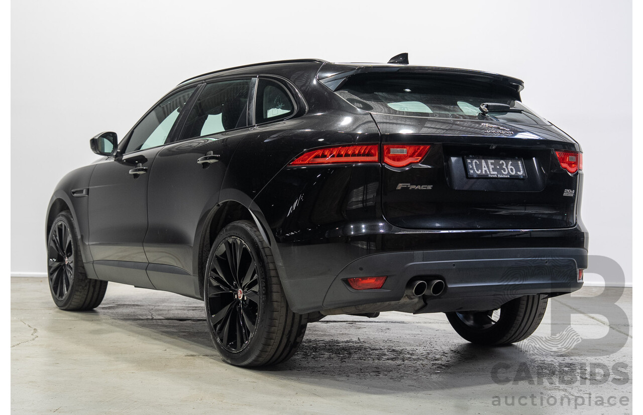 02/2017 Jaguar F-Pace 20d Prestige (AWD) MY17 4d Wagon Santorini Black Turbo Diesel 2.0L