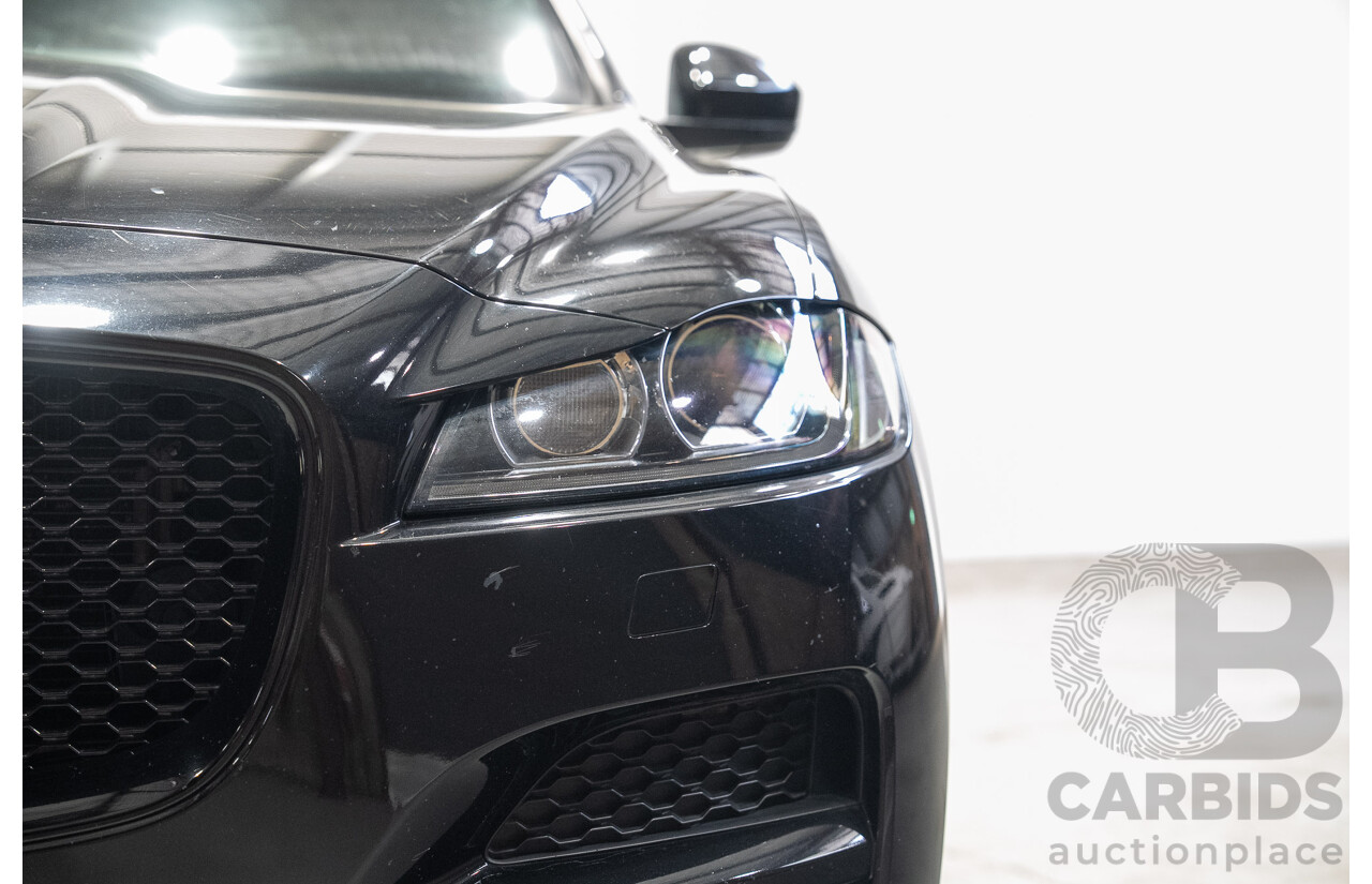 02/2017 Jaguar F-Pace 20d Prestige (AWD) MY17 4d Wagon Santorini Black Turbo Diesel 2.0L