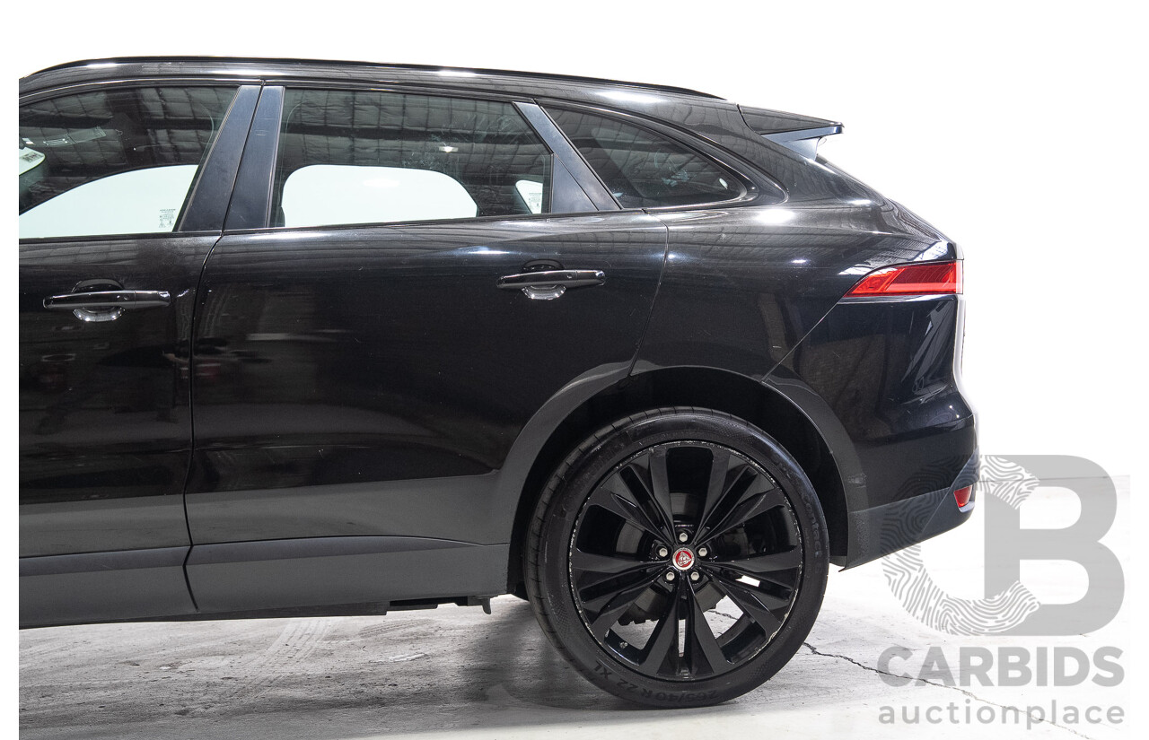 02/2017 Jaguar F-Pace 20d Prestige (AWD) MY17 4d Wagon Santorini Black Turbo Diesel 2.0L