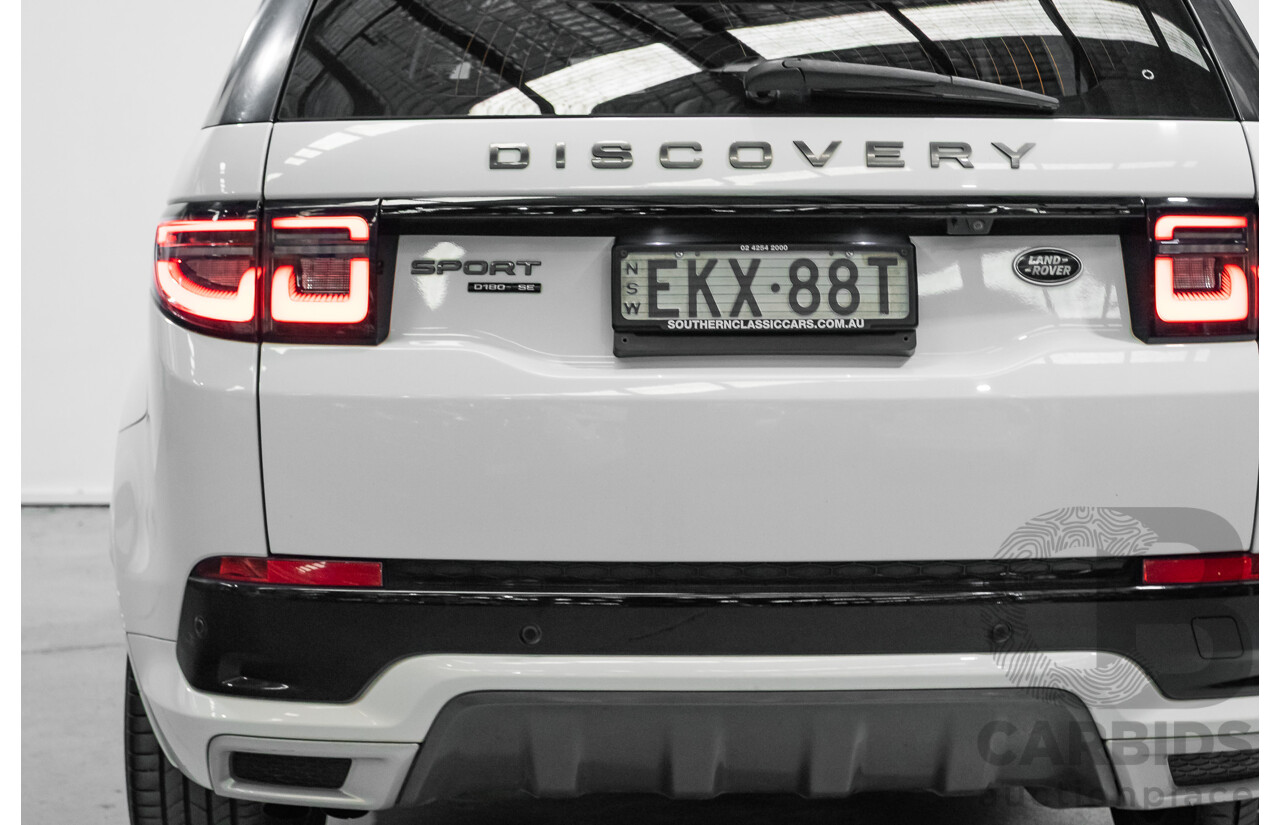 10/2020 Land Rover Discovery Sport D180 R-Dynamic SE (AWD) L550 MY20.5 4d Wagon Fuji White Turbo 2.0L - 7 Seater