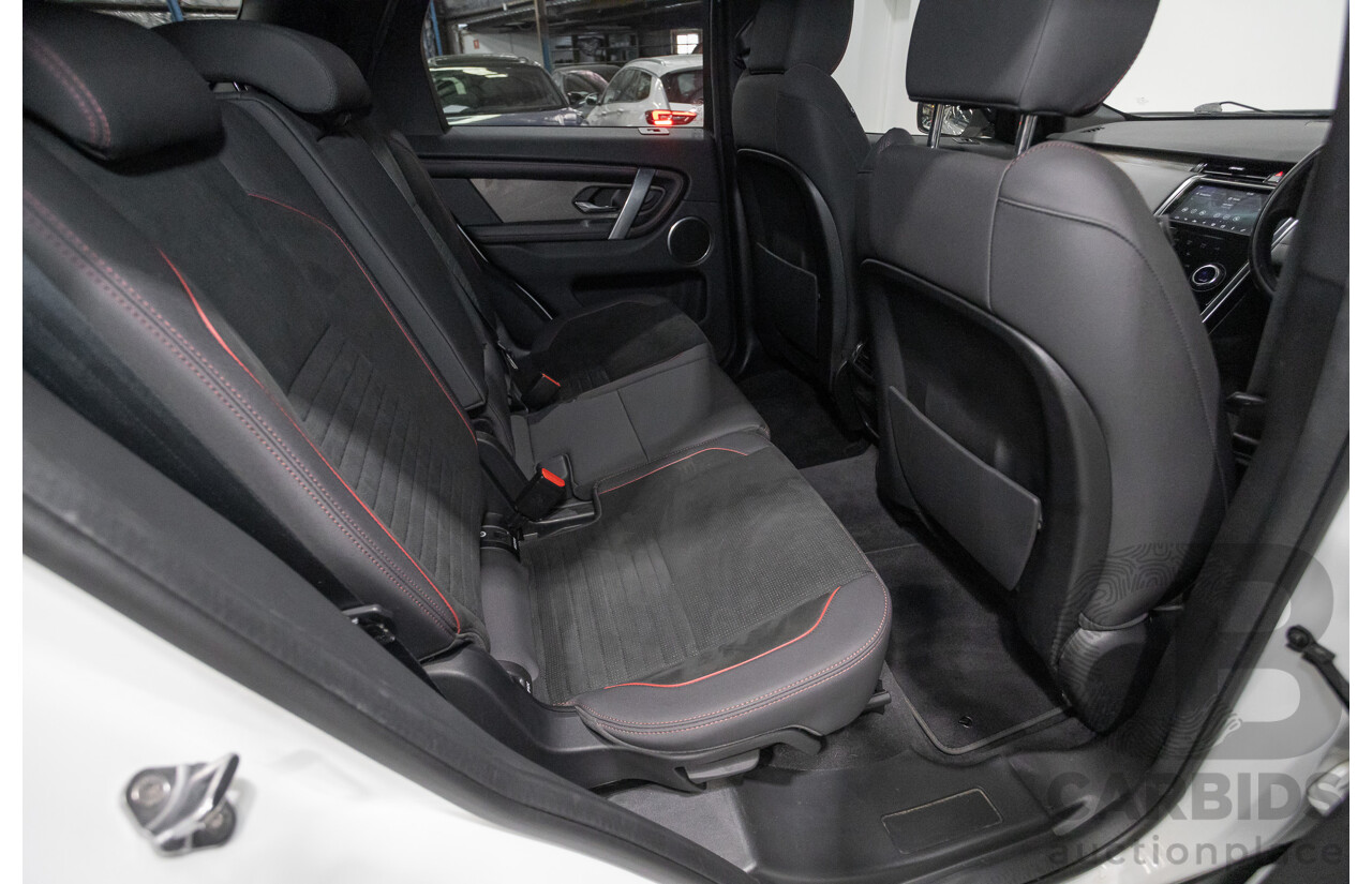 10/2020 Land Rover Discovery Sport D180 R-Dynamic SE (AWD) L550 MY20.5 4d Wagon Fuji White Turbo 2.0L - 7 Seater