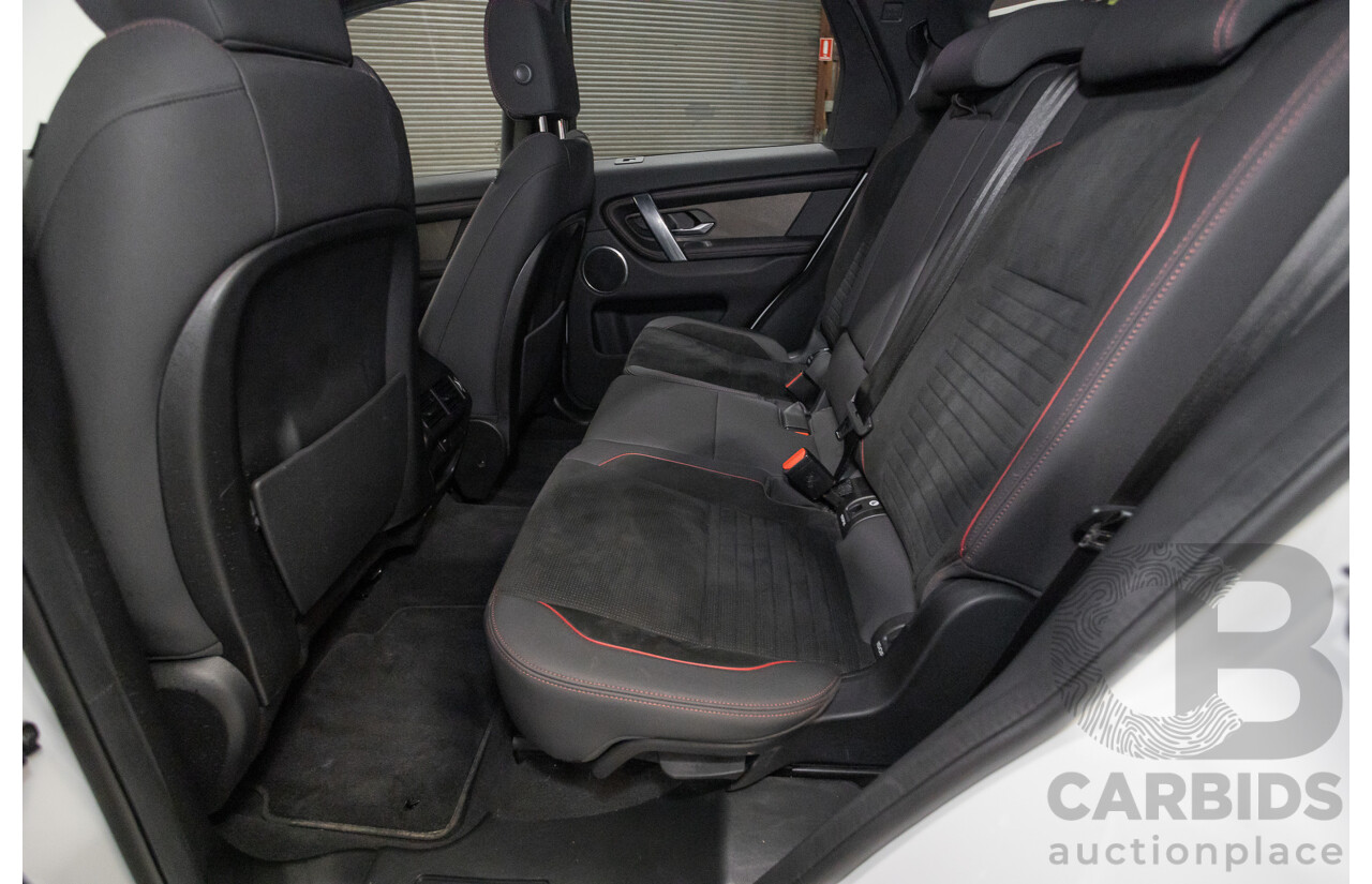 10/2020 Land Rover Discovery Sport D180 R-Dynamic SE (AWD) L550 MY20.5 4d Wagon Fuji White Turbo 2.0L - 7 Seater