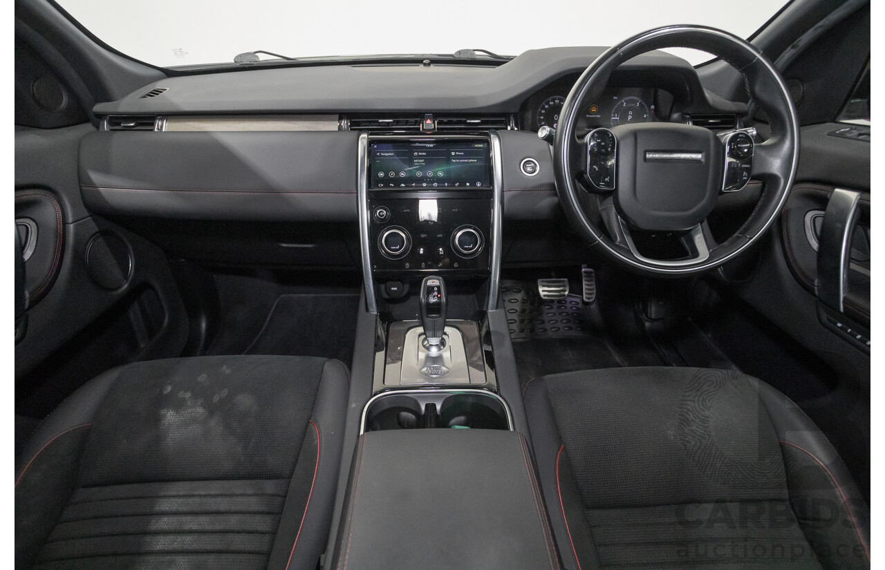 10/2020 Land Rover Discovery Sport D180 R-Dynamic SE (AWD) L550 MY20.5 4d Wagon Fuji White Turbo 2.0L - 7 Seater