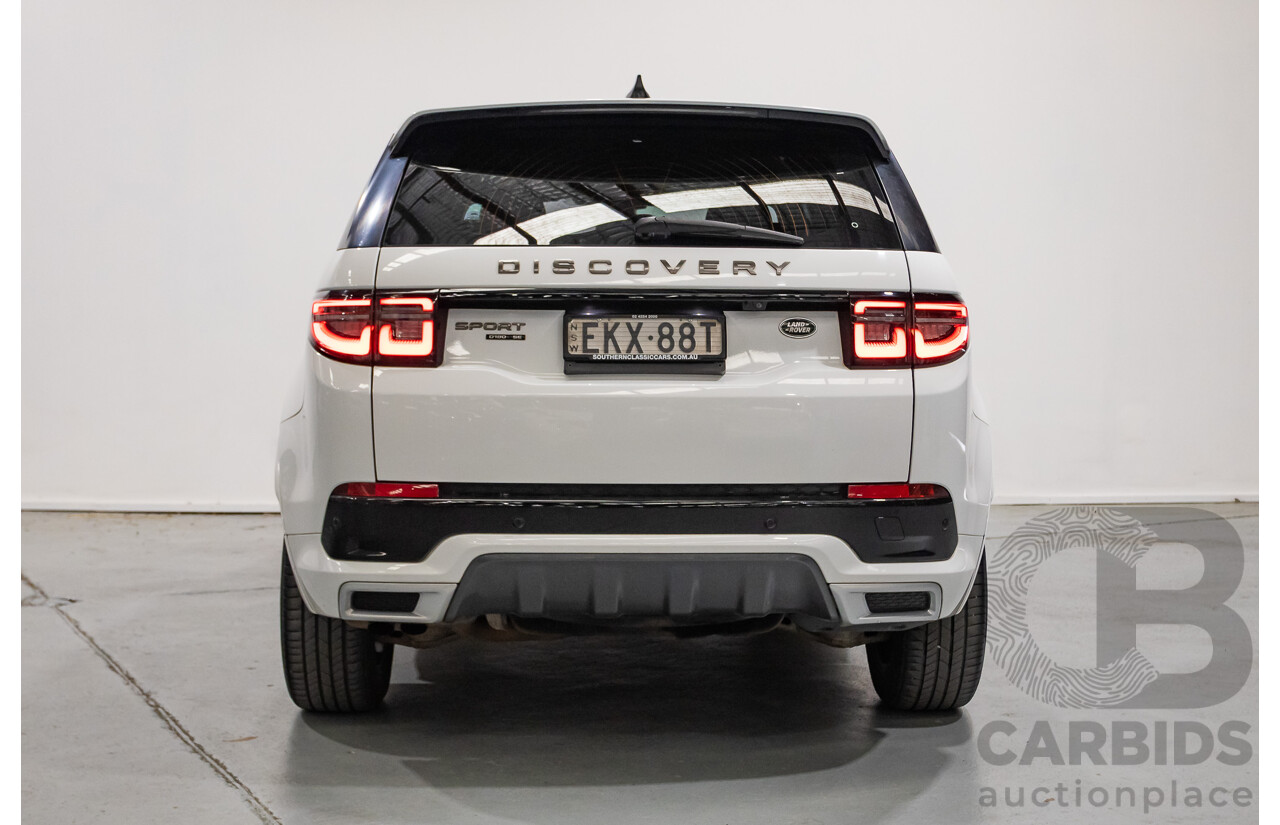 10/2020 Land Rover Discovery Sport D180 R-Dynamic SE (AWD) L550 MY20.5 4d Wagon Fuji White Turbo 2.0L - 7 Seater