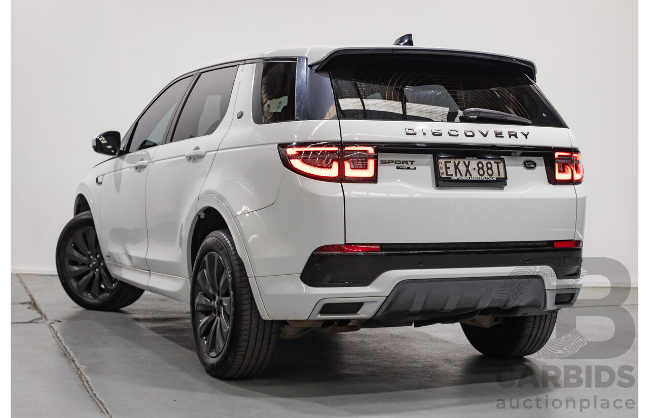 10/2020 Land Rover Discovery Sport D180 R-Dynamic SE (AWD) L550 MY20.5 4d Wagon Fuji White Turbo 2.0L - 7 Seater