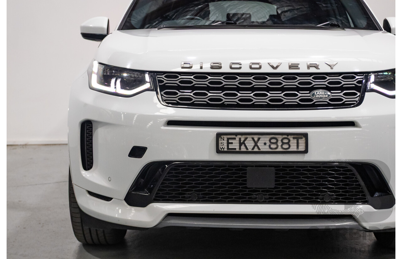 10/2020 Land Rover Discovery Sport D180 R-Dynamic SE (AWD) L550 MY20.5 4d Wagon Fuji White Turbo 2.0L - 7 Seater