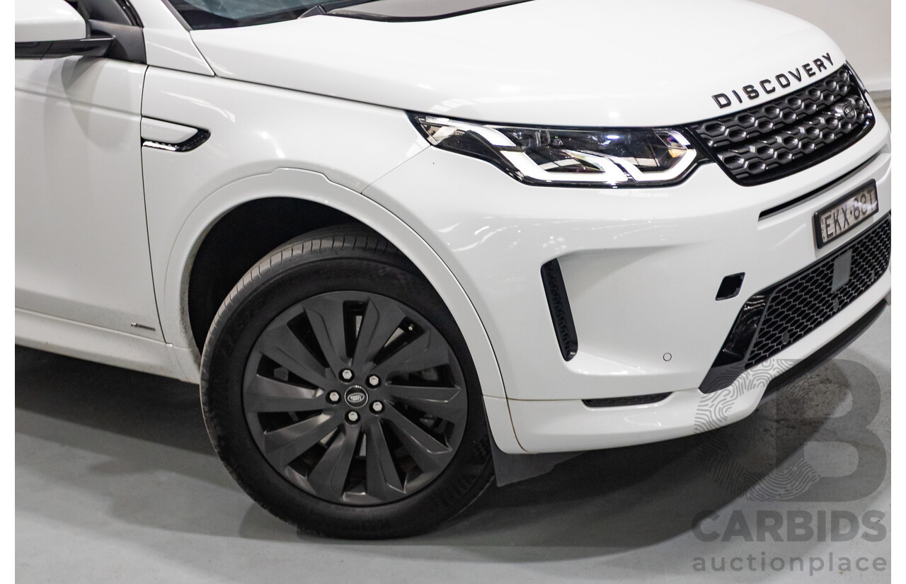 10/2020 Land Rover Discovery Sport D180 R-Dynamic SE (AWD) L550 MY20.5 4d Wagon Fuji White Turbo 2.0L - 7 Seater