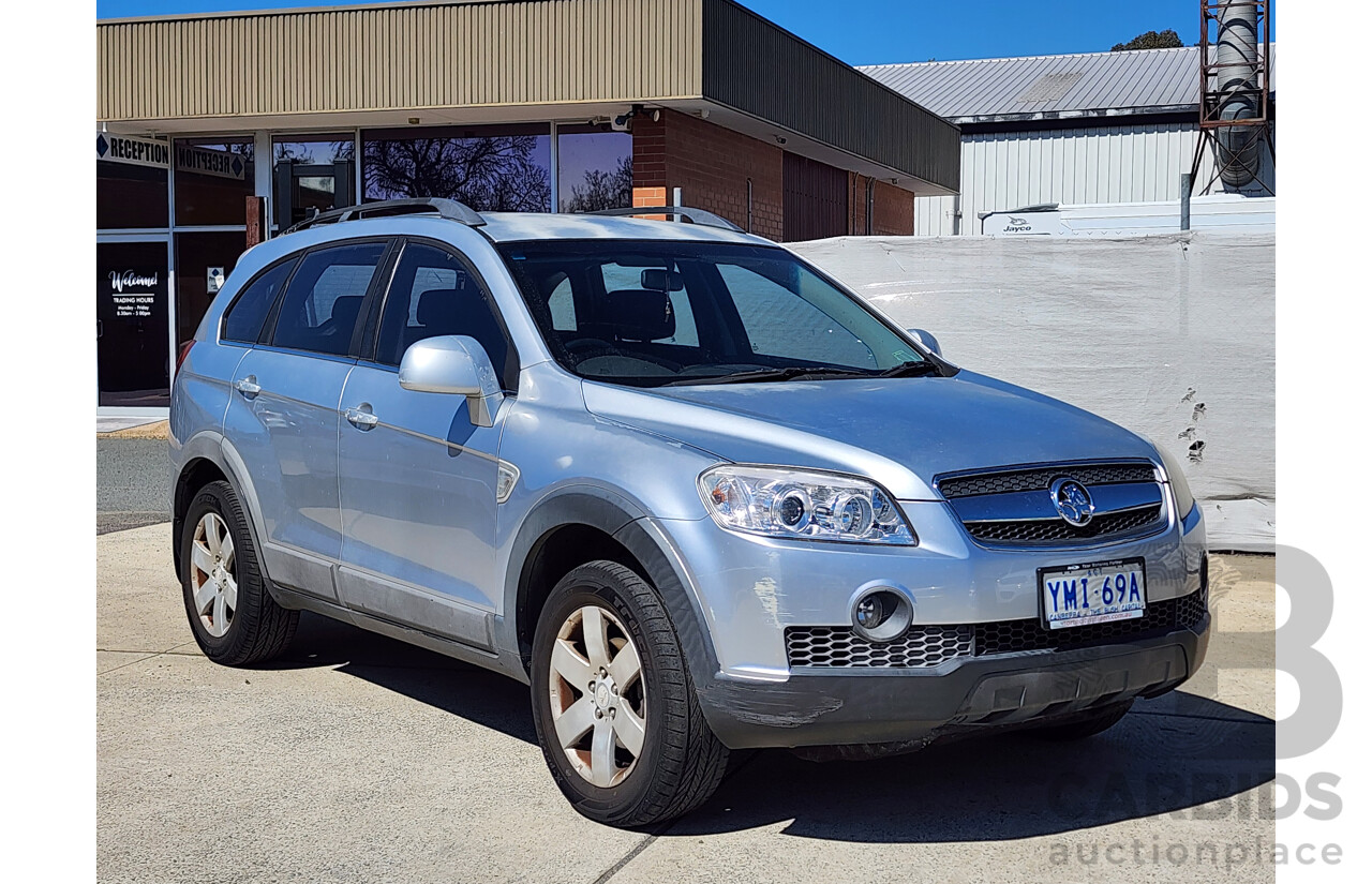 02/2008 Holden Captiva CX (4x4) CG MY08 4d Wagon Silver 3.2L