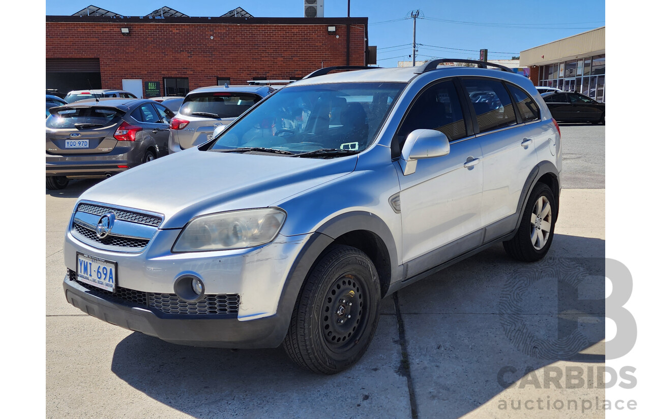 02/2008 Holden Captiva CX (4x4) CG MY08 4d Wagon Silver 3.2L