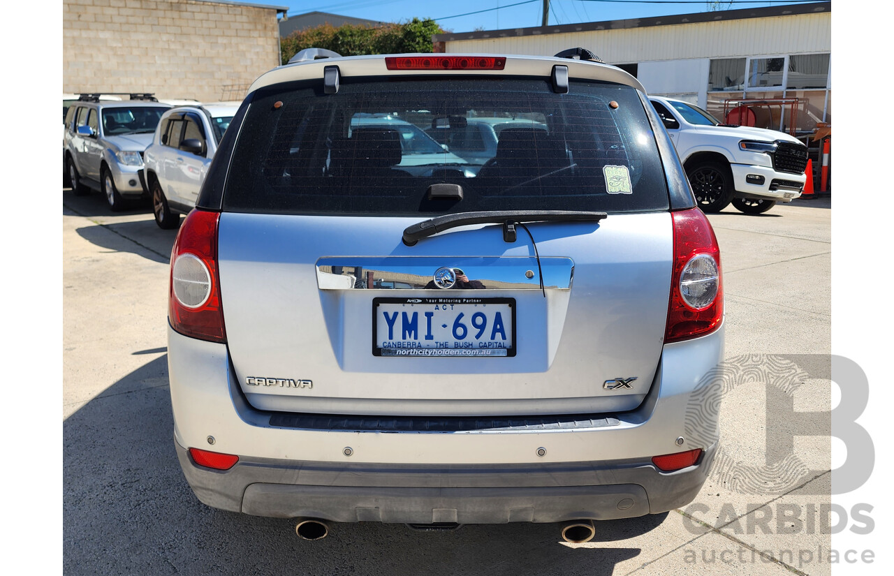 02/2008 Holden Captiva CX (4x4) CG MY08 4d Wagon Silver 3.2L