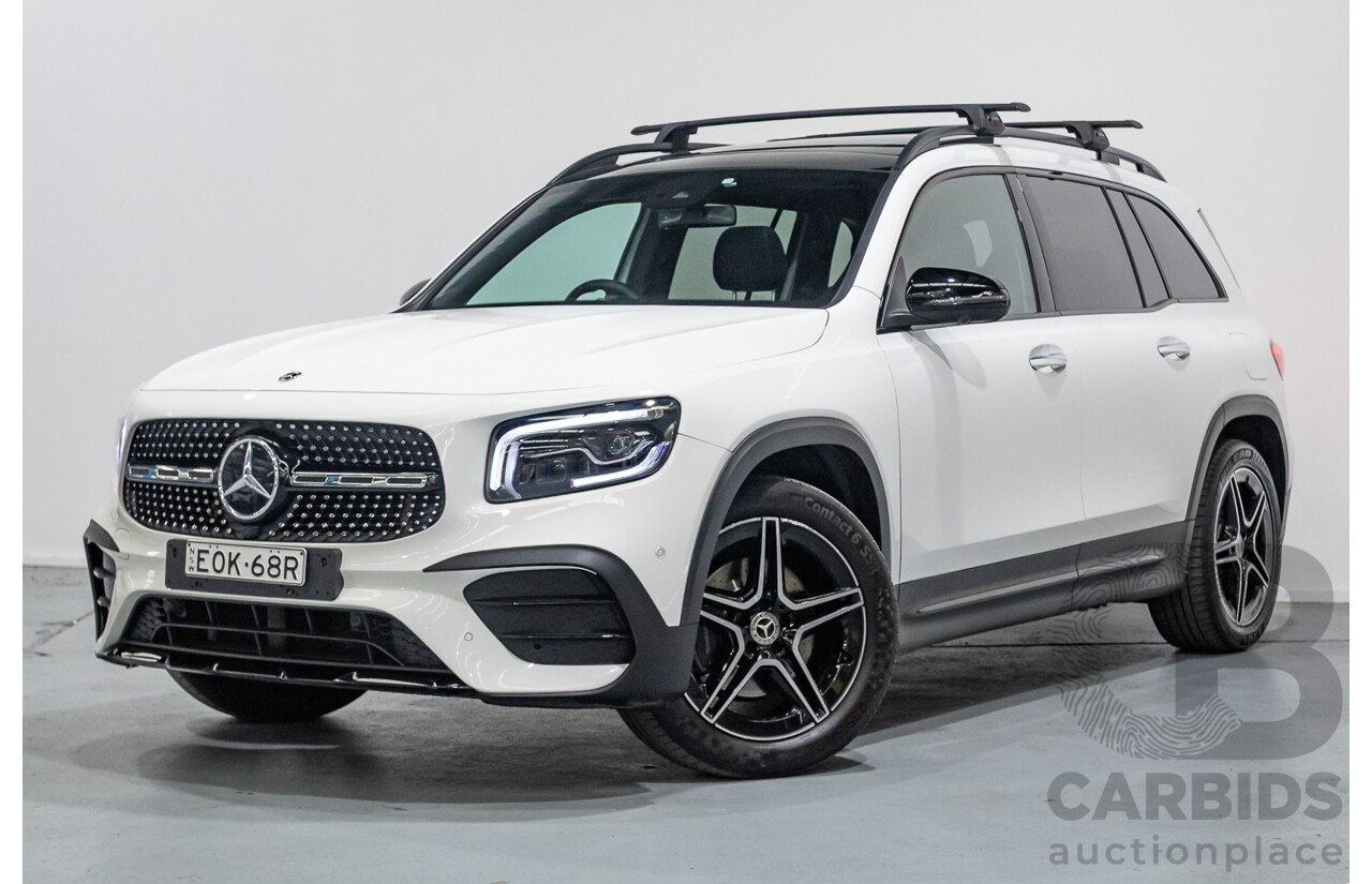 7/2021 Mercedes-Benz GLB 200 AMG Pack X247 MY21.5 4d Wagon Polar White Turbo 1.3L