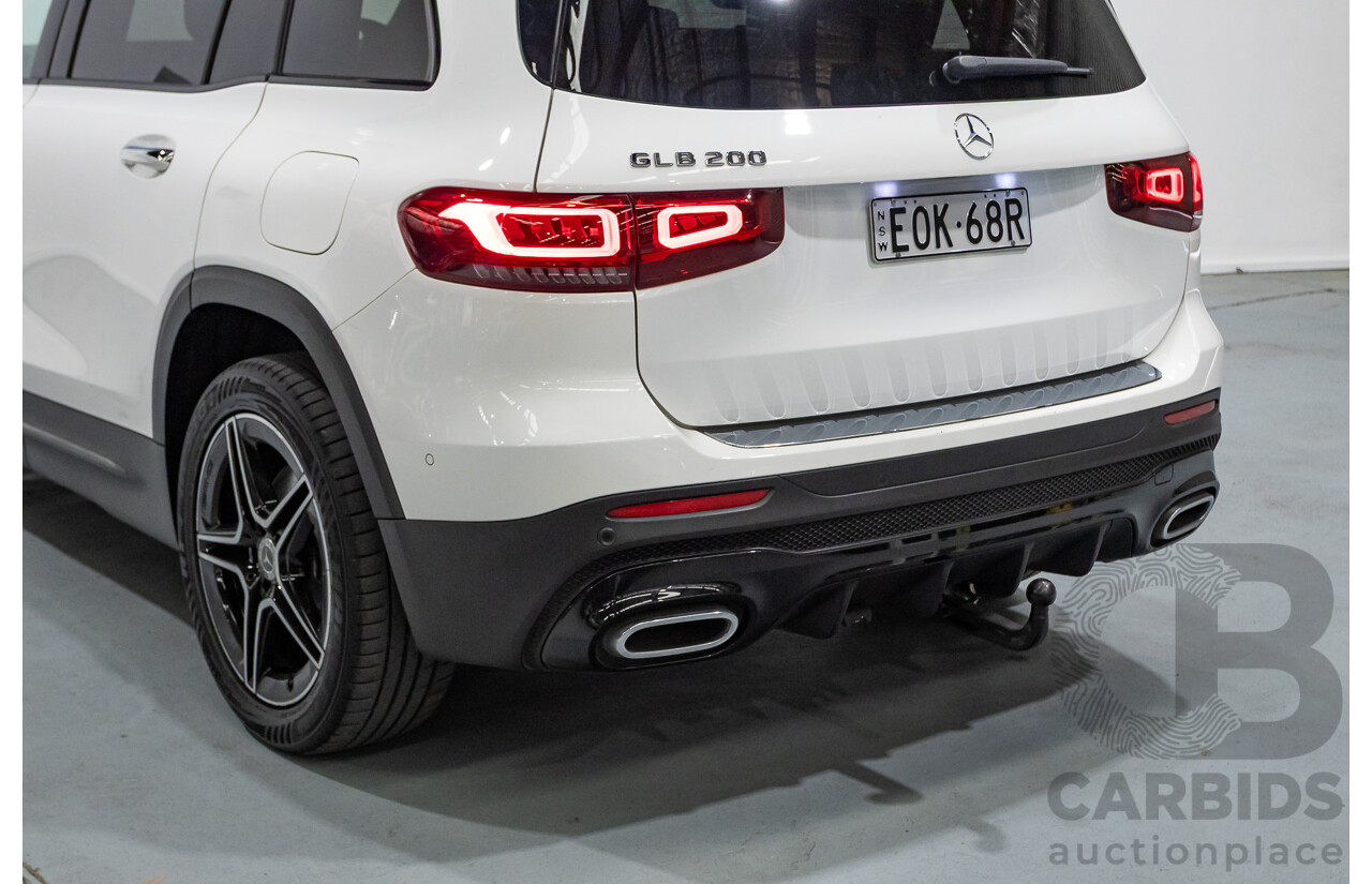 7/2021 Mercedes-Benz GLB 200 AMG Pack X247 MY21.5 4d Wagon Polar White Turbo 1.3L