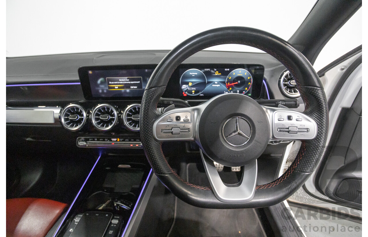 7/2021 Mercedes-Benz GLB 200 AMG Pack X247 MY21.5 4d Wagon Polar White Turbo 1.3L