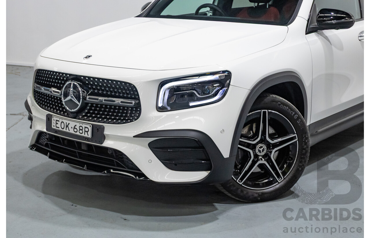 7/2021 Mercedes-Benz GLB 200 AMG Pack X247 MY21.5 4d Wagon Polar White Turbo 1.3L
