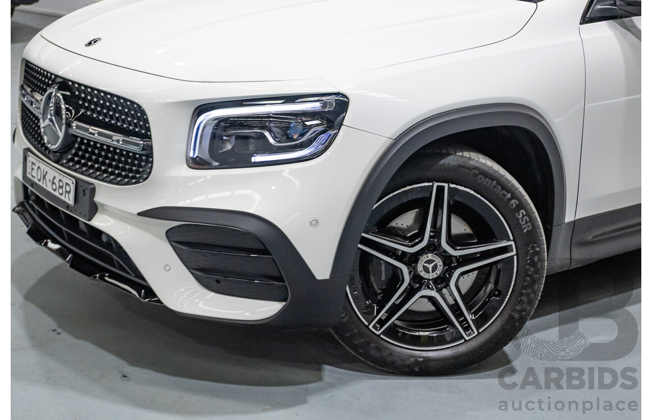 7/2021 Mercedes-Benz GLB 200 AMG Pack X247 MY21.5 4d Wagon Polar White Turbo 1.3L
