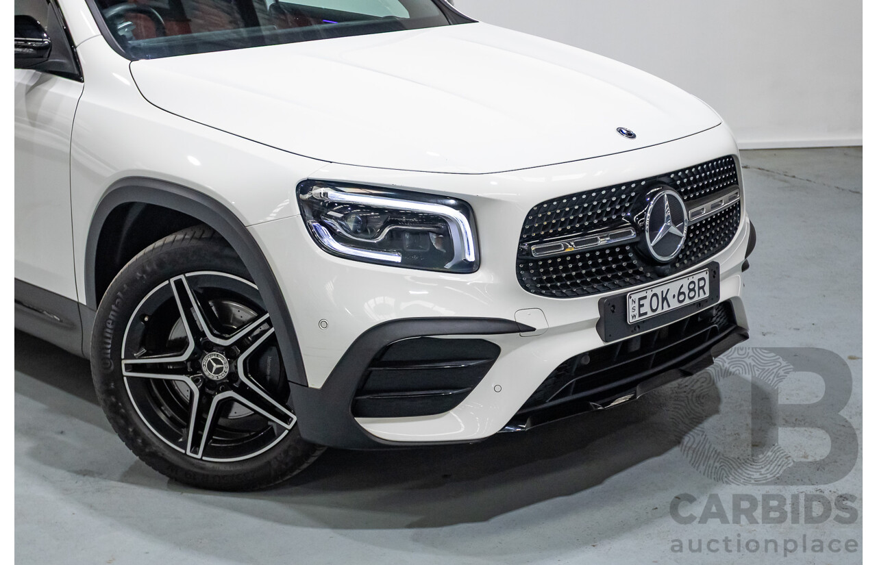 7/2021 Mercedes-Benz GLB 200 AMG Pack X247 MY21.5 4d Wagon Polar White Turbo 1.3L