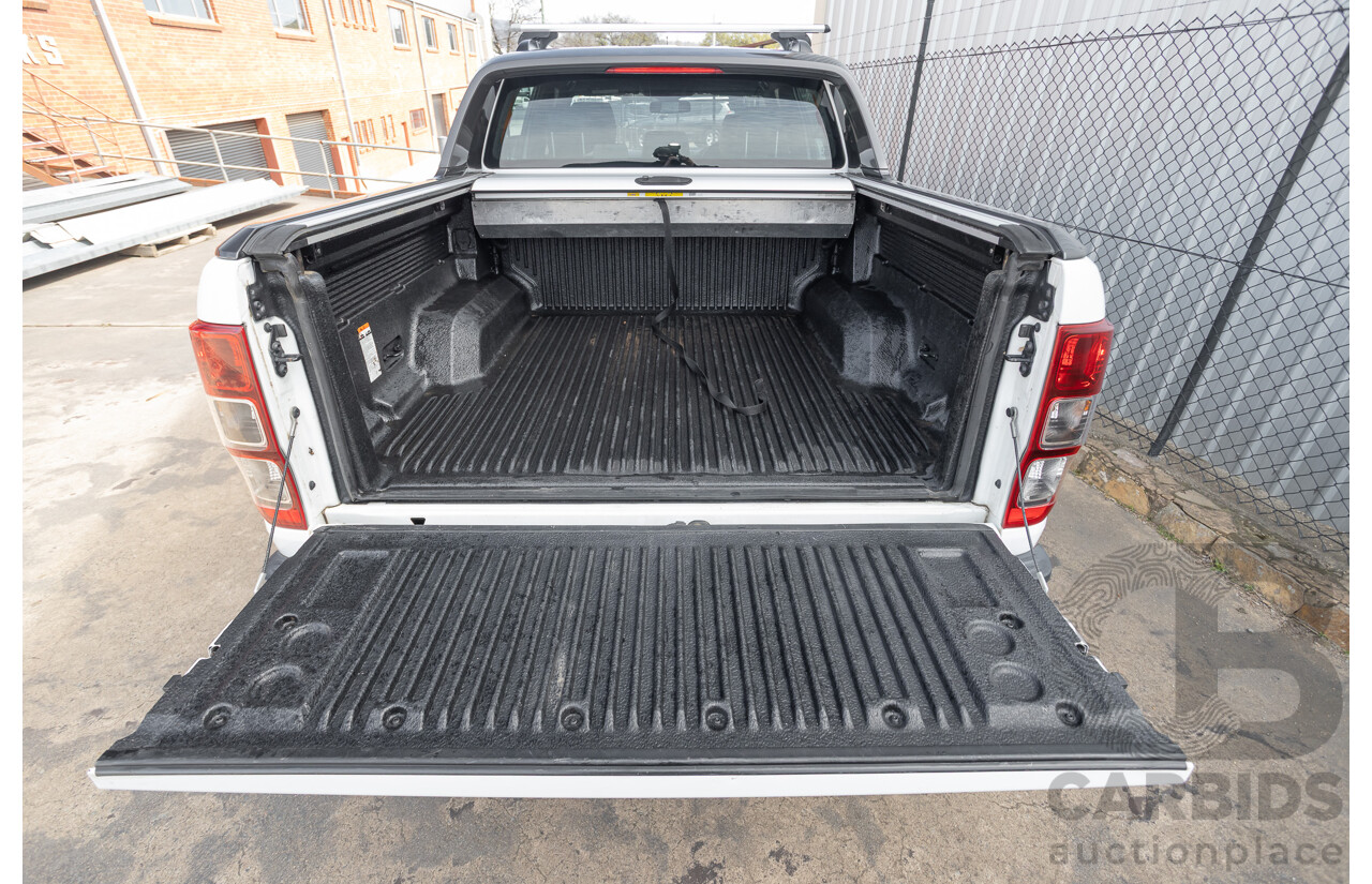 04/2018 Ford Ranger WILDTRAK 3.2 (4x4) PX MKII MY18 Dual Cab P/Up White Turbo Diesel 3.2L