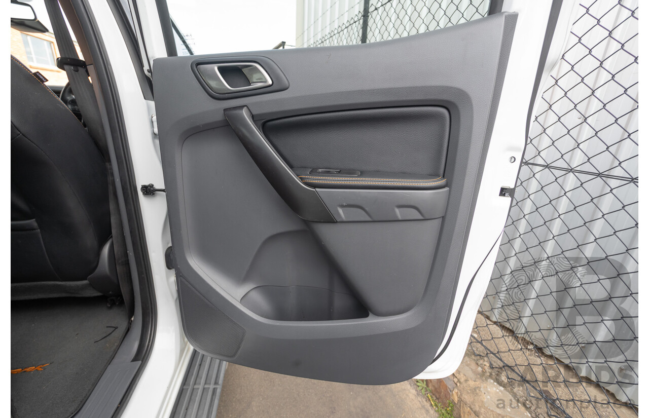 04/2018 Ford Ranger WILDTRAK 3.2 (4x4) PX MKII MY18 Dual Cab P/Up White Turbo Diesel 3.2L