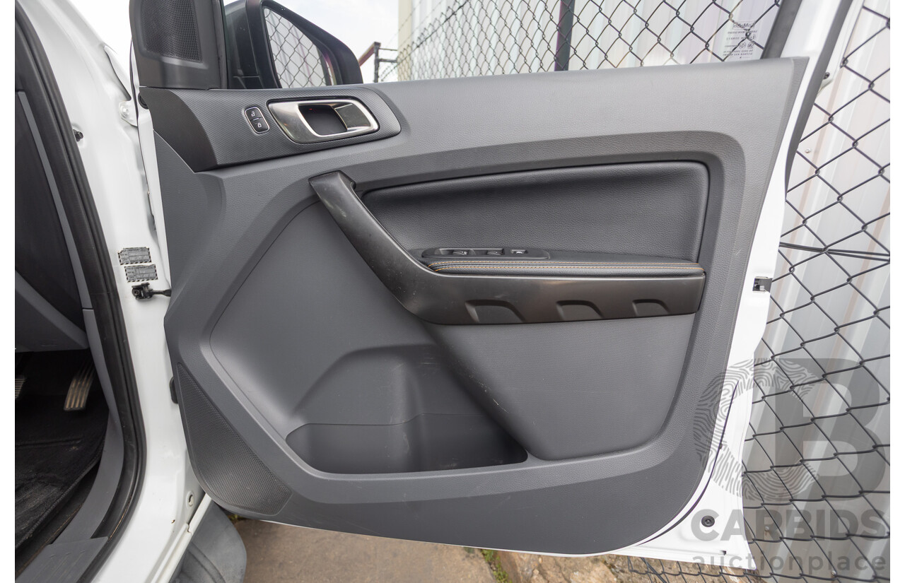 04/2018 Ford Ranger WILDTRAK 3.2 (4x4) PX MKII MY18 Dual Cab P/Up White Turbo Diesel 3.2L