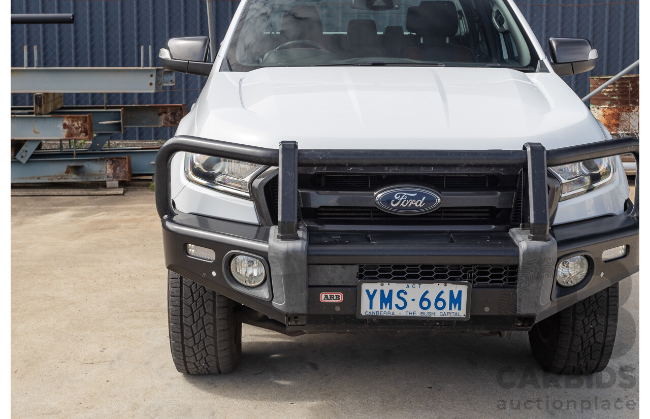 04/2018 Ford Ranger WILDTRAK 3.2 (4x4) PX MKII MY18 Dual Cab P/Up White Turbo Diesel 3.2L