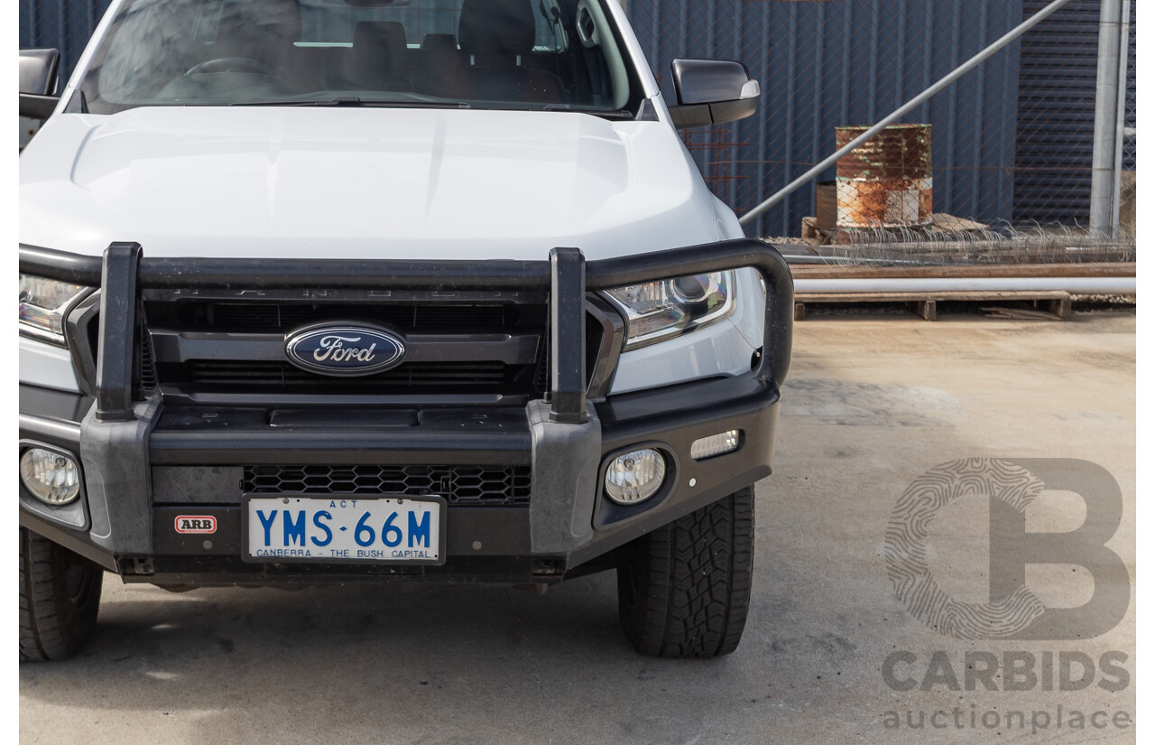 04/2018 Ford Ranger WILDTRAK 3.2 (4x4) PX MKII MY18 Dual Cab P/Up White Turbo Diesel 3.2L