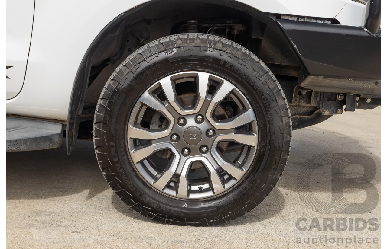 04/2018 Ford Ranger WILDTRAK 3.2 (4x4) PX MKII MY18 Dual Cab P/Up White Turbo Diesel 3.2L