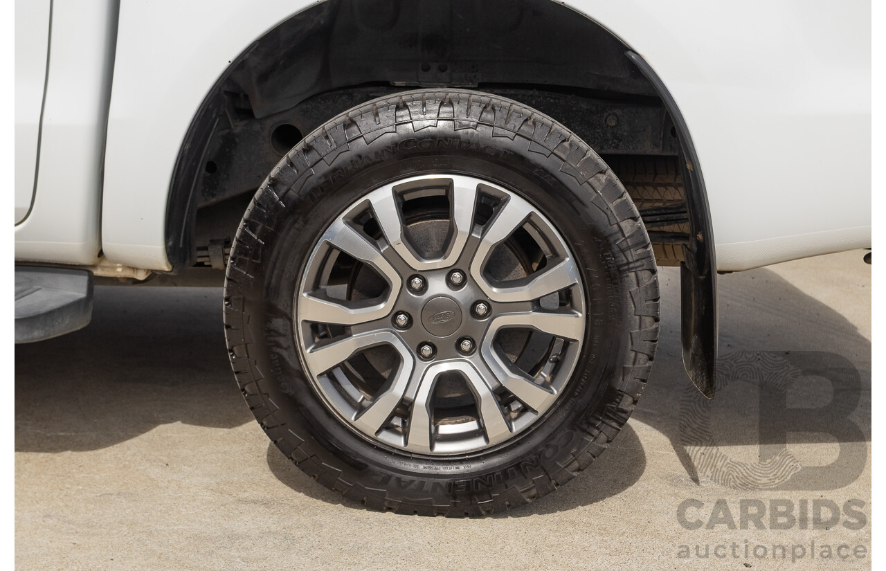 04/2018 Ford Ranger WILDTRAK 3.2 (4x4) PX MKII MY18 Dual Cab P/Up White Turbo Diesel 3.2L