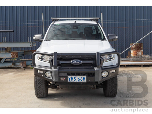 04/2018 Ford Ranger WILDTRAK 3.2 (4x4) PX MKII MY18 Dual Cab P/Up White Turbo Diesel 3.2L