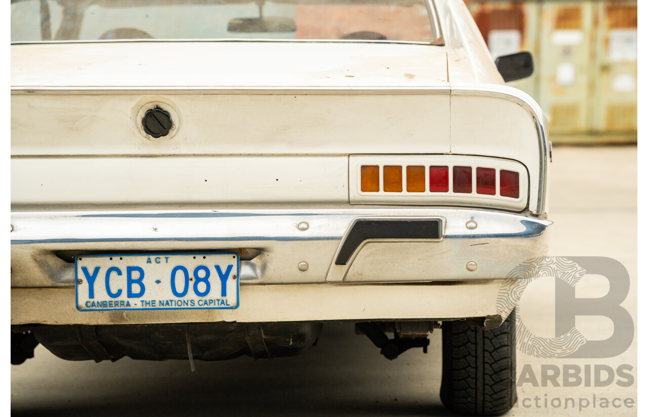 01/1972 Chrysler Valiant Charger VH 2d Coupe Alpine White 245ci 4.0L