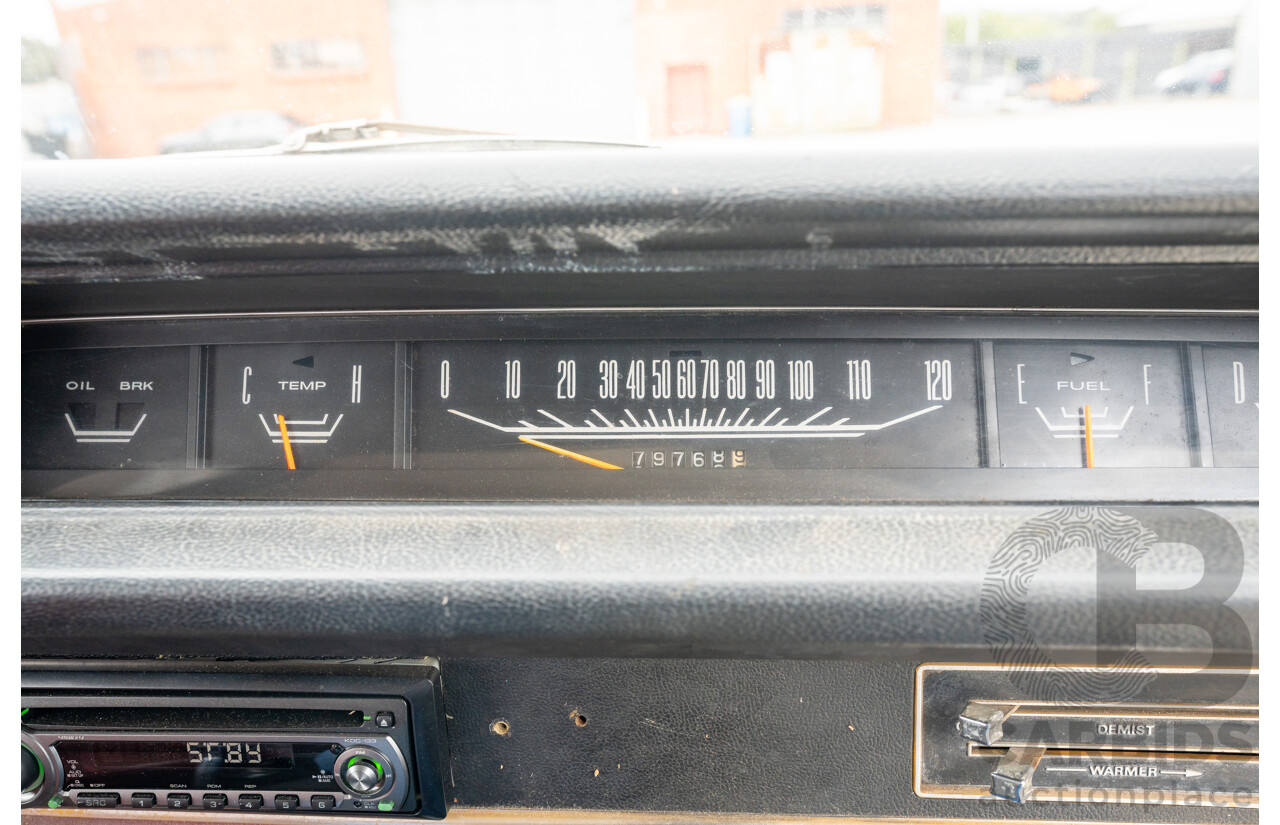 01/1972 Chrysler Valiant Charger VH 2d Coupe Alpine White 245ci 4.0L