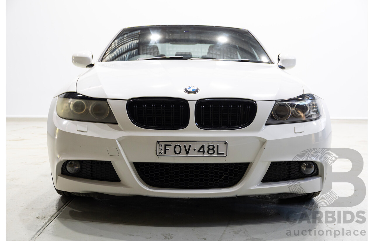 01/2011 BMW 320i Lifestyle E90 MY11 4d Sedan Alpine White 2.0L