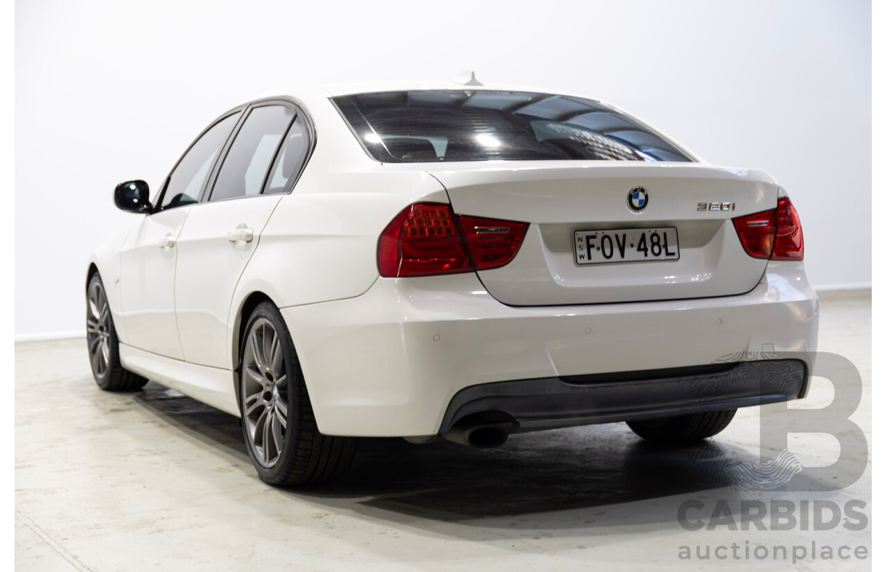 01/2011 BMW 320i Lifestyle E90 MY11 4d Sedan Alpine White 2.0L