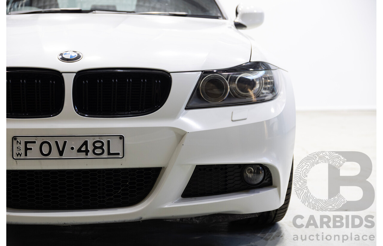 01/2011 BMW 320i Lifestyle E90 MY11 4d Sedan Alpine White 2.0L