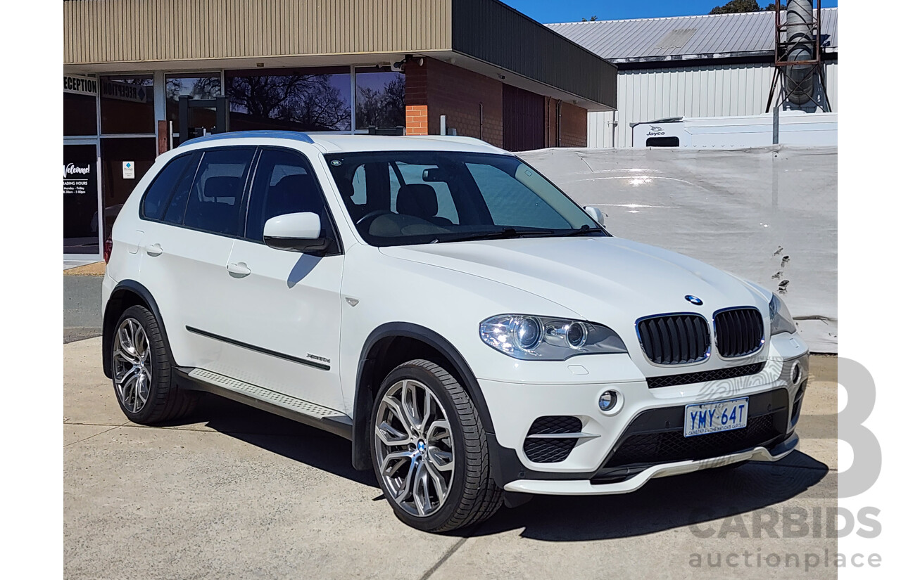 01/2013 Bmw X5 Xdrive 30d E70 MY12 4d Wagon White 3.0L