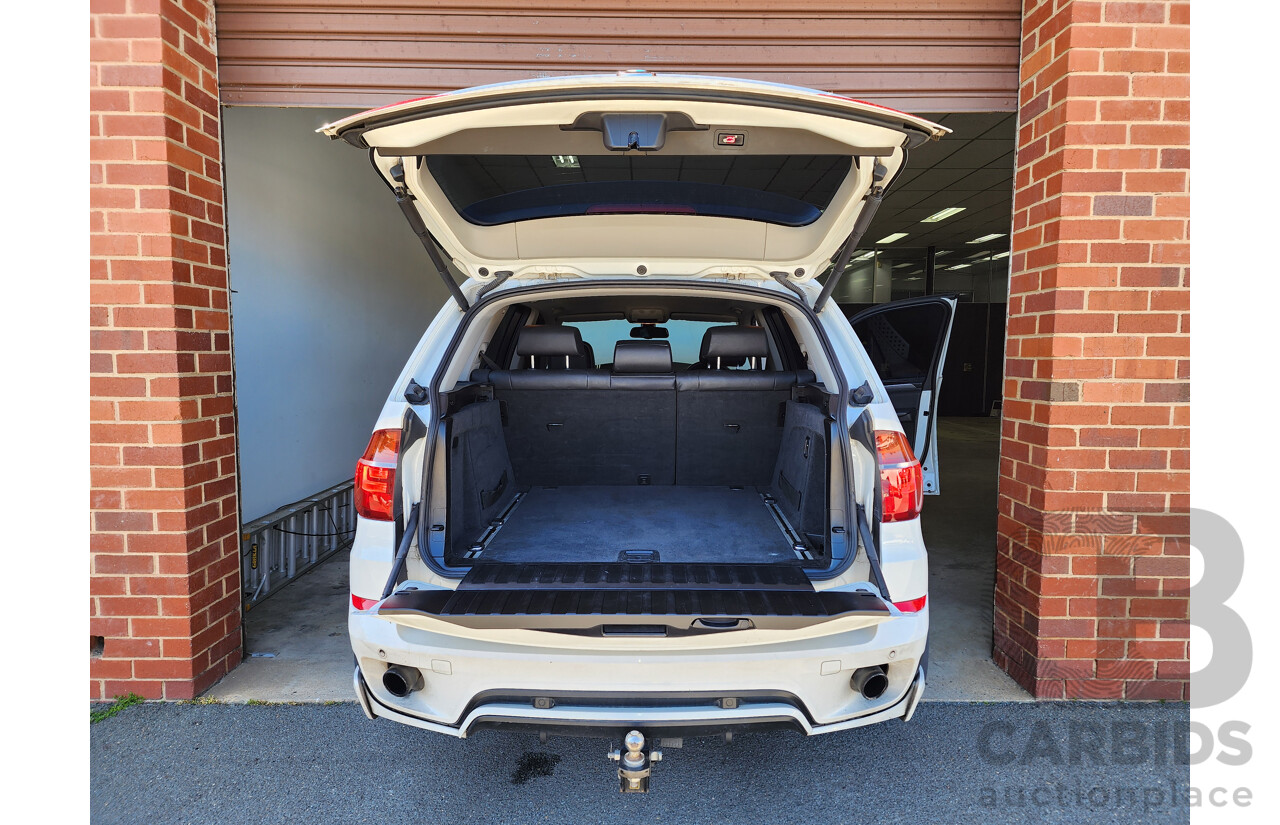 01/2013 Bmw X5 Xdrive 30d E70 MY12 4d Wagon White 3.0L