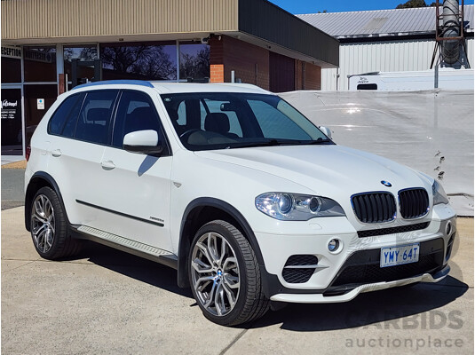 01/2013 Bmw X5 Xdrive 30d E70 MY12 4d Wagon White 3.0L