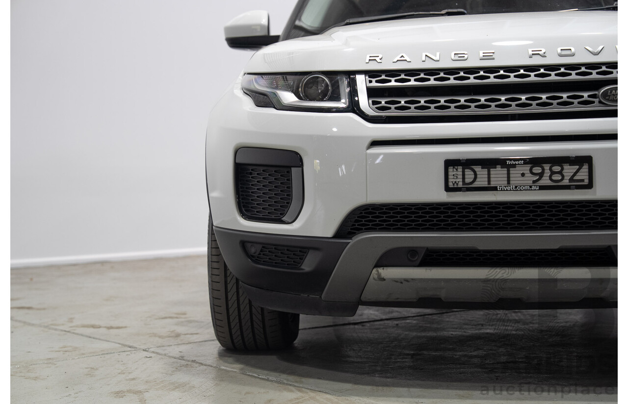 01/2018 Range Rover Evoque TD4 110kW SE (AWD) LV MY18 5d Wagon White Turbo Diesel 2.0L