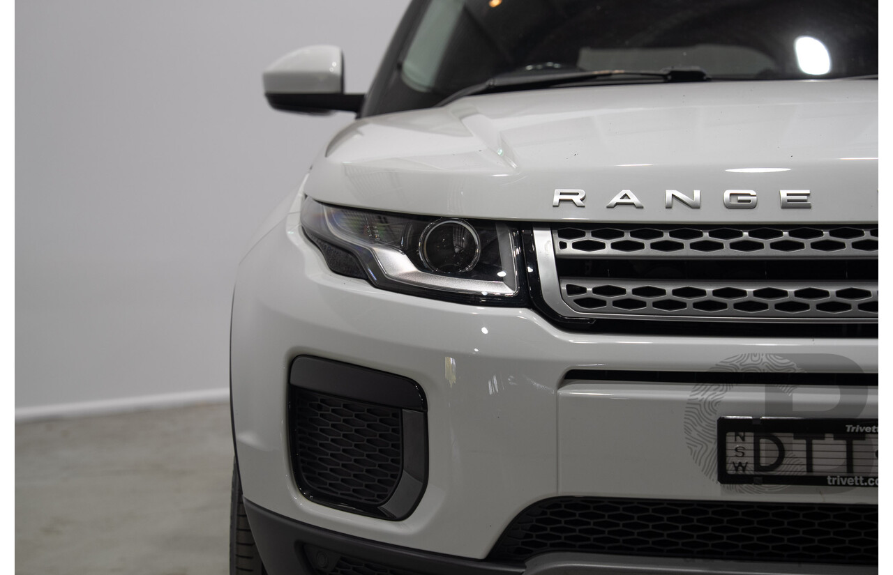 01/2018 Range Rover Evoque TD4 110kW SE (AWD) LV MY18 5d Wagon White Turbo Diesel 2.0L
