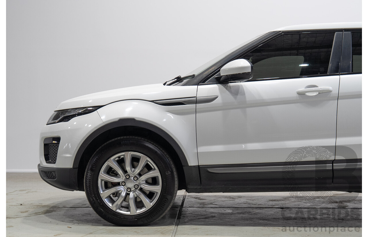 01/2018 Range Rover Evoque TD4 110kW SE (AWD) LV MY18 5d Wagon White Turbo Diesel 2.0L