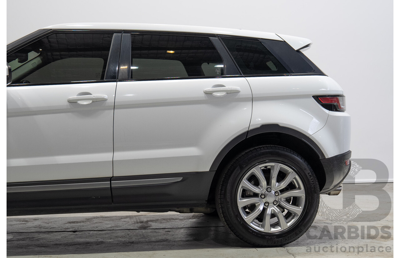 01/2018 Range Rover Evoque TD4 110kW SE (AWD) LV MY18 5d Wagon White Turbo Diesel 2.0L