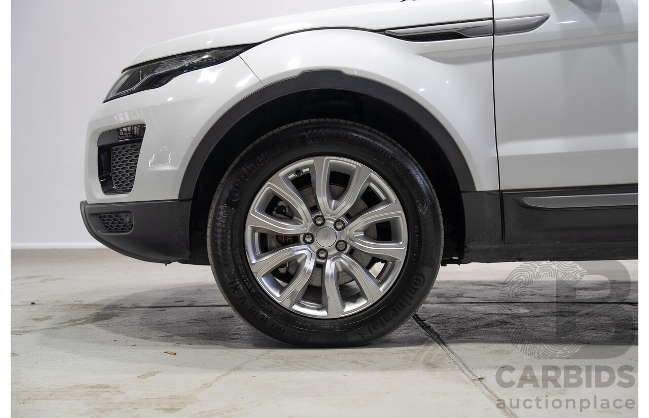 01/2018 Range Rover Evoque TD4 110kW SE (AWD) LV MY18 5d Wagon White Turbo Diesel 2.0L