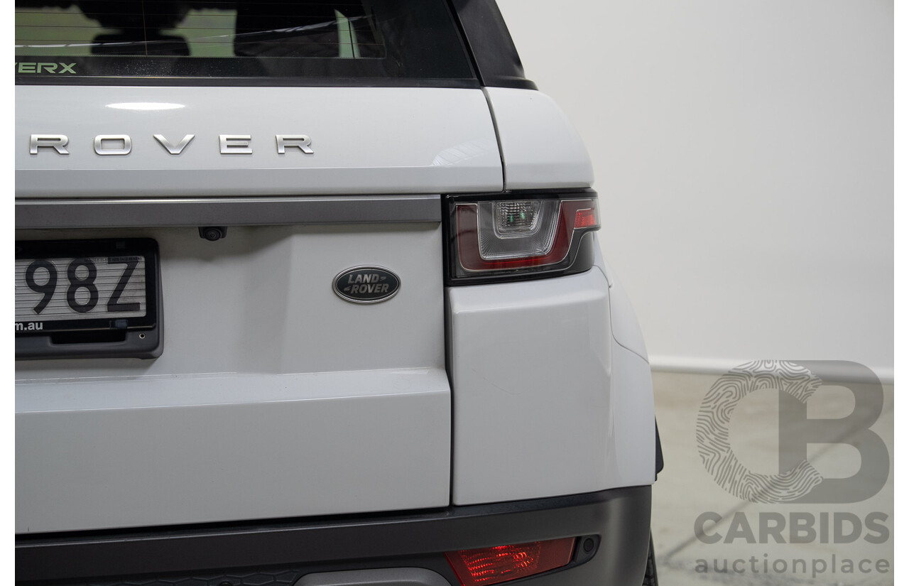 01/2018 Range Rover Evoque TD4 110kW SE (AWD) LV MY18 5d Wagon White Turbo Diesel 2.0L